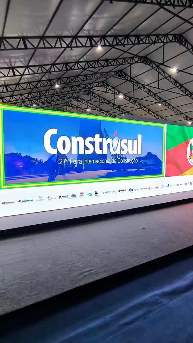 Cimica na feira Construsul em Porto Alegre